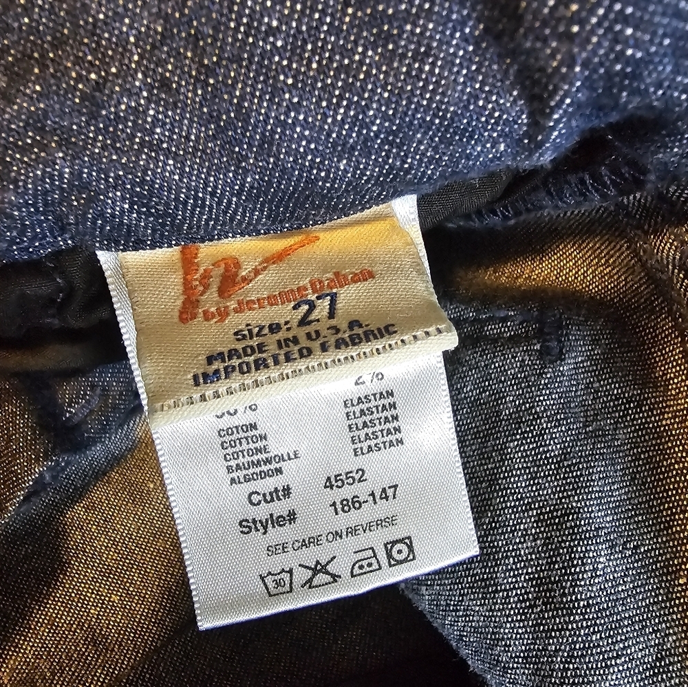 Citizens of Humanity #186 Birkin Wide Leg, Low Rise Stretch Jeans 27 Made in USA - Picture 8 of 9